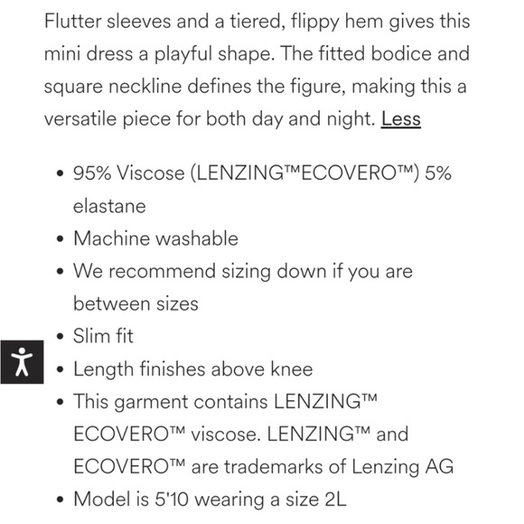 VEUC boden square neck jersey mini dress green 4 small 2024 current tag - Picture 4 of 12